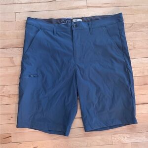 NWT Weatherproof Blue Flat Front Shorts for packable hybrid